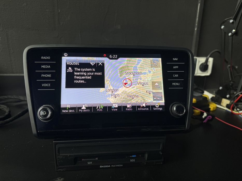 Navigatie + Display MIB 2 DISCOVER media SKODA OCTAVIA