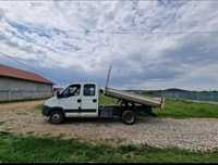 Schimb cu mașina cu macara Vând Iveco daily basculabila 7 Locuri