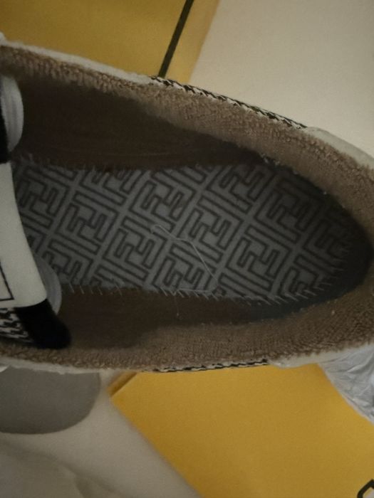 Papuci Fendi Match Houndstooth