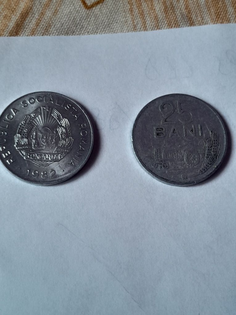 Moneda 25 bani 1982