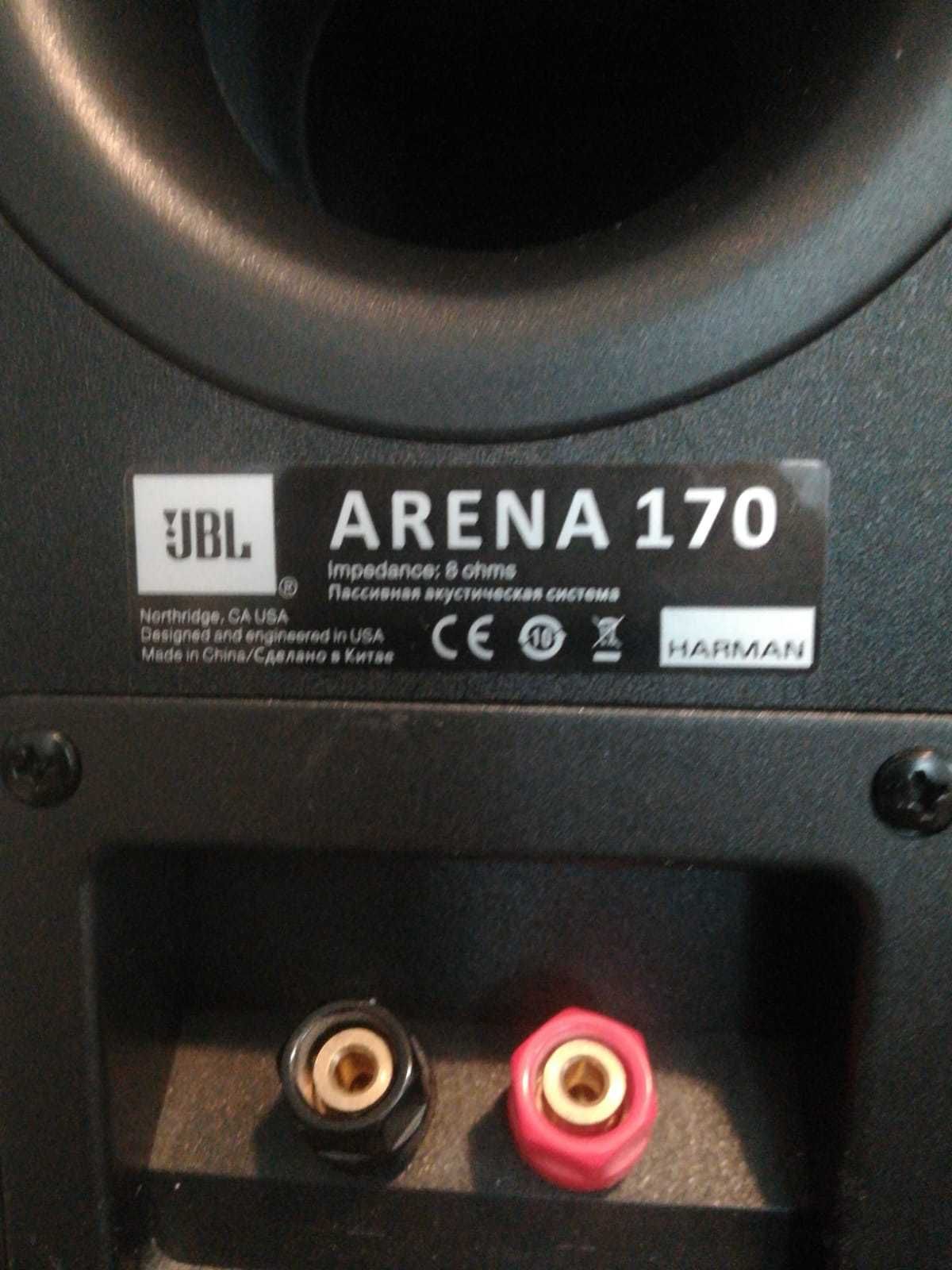 SIstem audio 2 Boxe JBL Arena 170 si Amplificator Denon AVR-X1700H