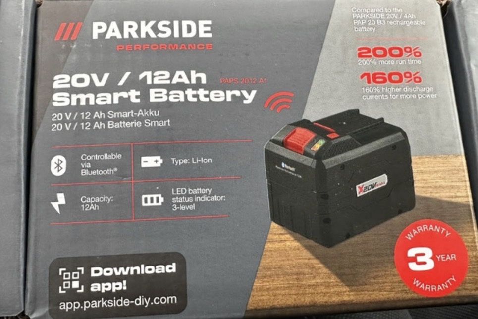 acumulator parkside 20v 12ah smart SIGILAT
