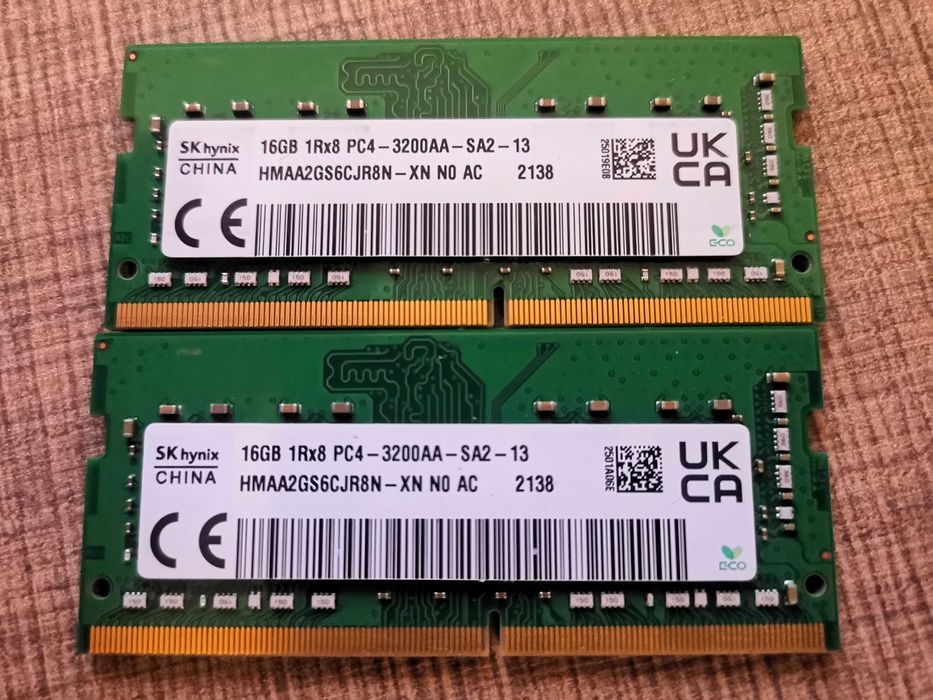 памет RAМ SODIMM Hynix 2x 16Gb (32Gb) DDR4 3200 1.2v
