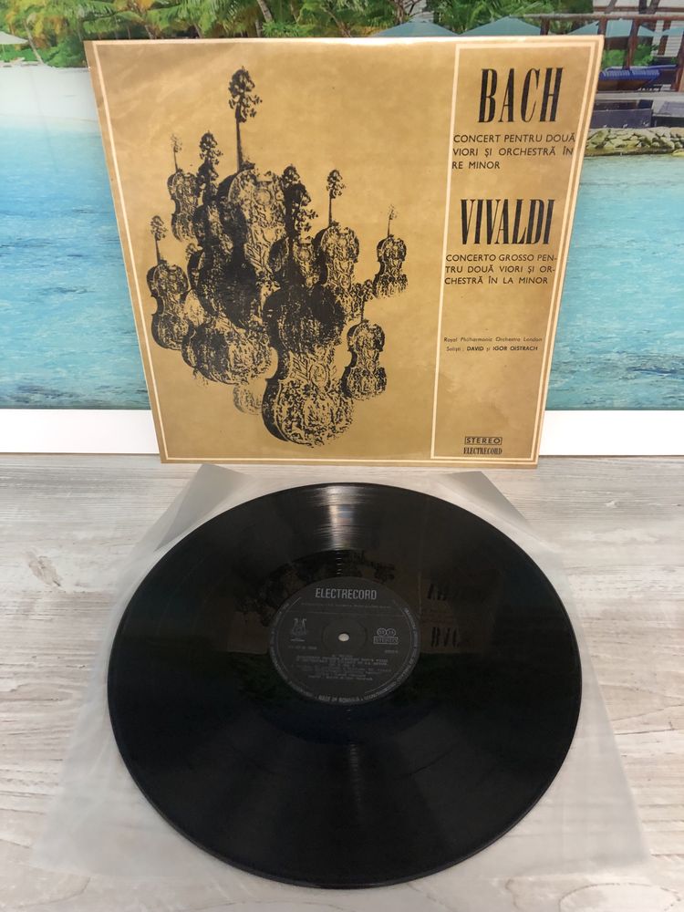 Disc vinil rar, de colecție J.S. Bach, A. Vivaldi (transport gratuit)