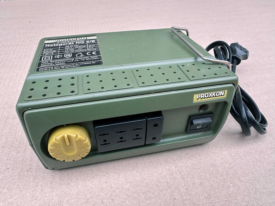 Alimentator transformator Proxxon NG 5/E cu variator turatie