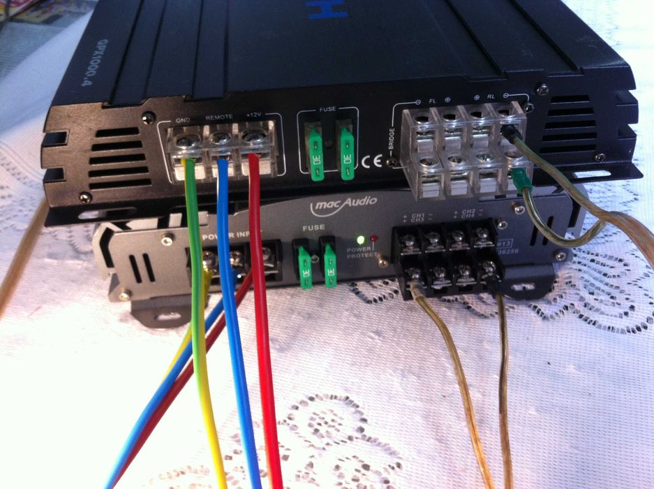 Groundpounder GPX 1000.4 max.1000W/Mac Audio MPX 4000