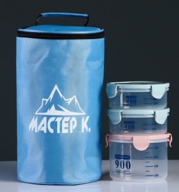 Набор термосумка "Мастер К" + 3 ланчбокса