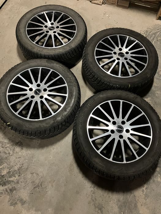 Джанти Borbet 17 цола, 5x114,3 с гуми 225/55/17