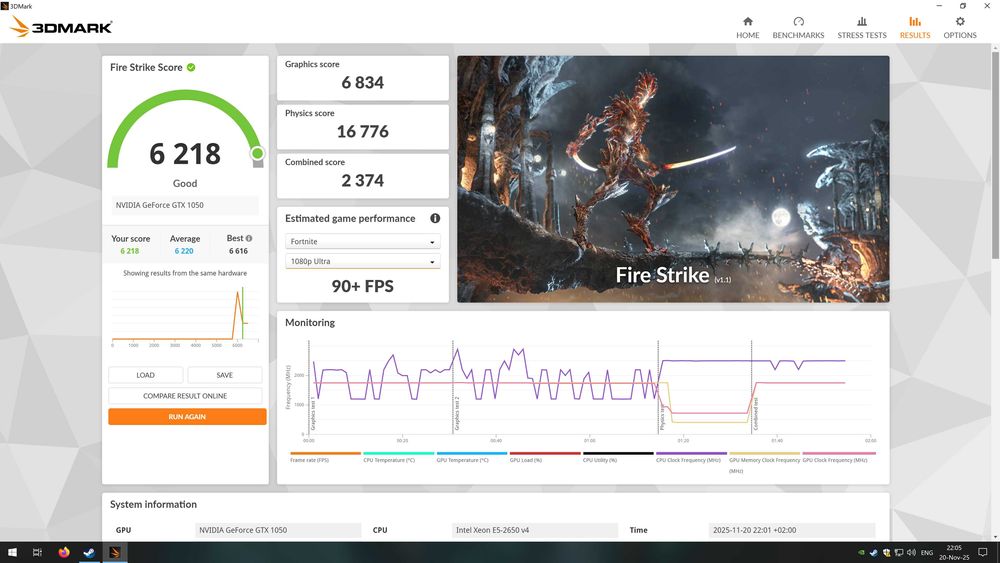 Nvidia GTX 1050 - GIGABYTE WindForce 2X OC