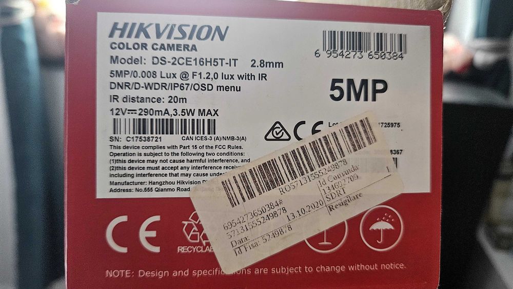 Camera supraveghere HIKVISION