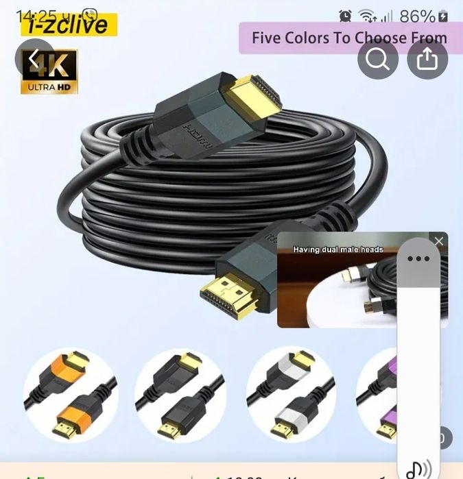 HDMI кабел 12.5 метра
