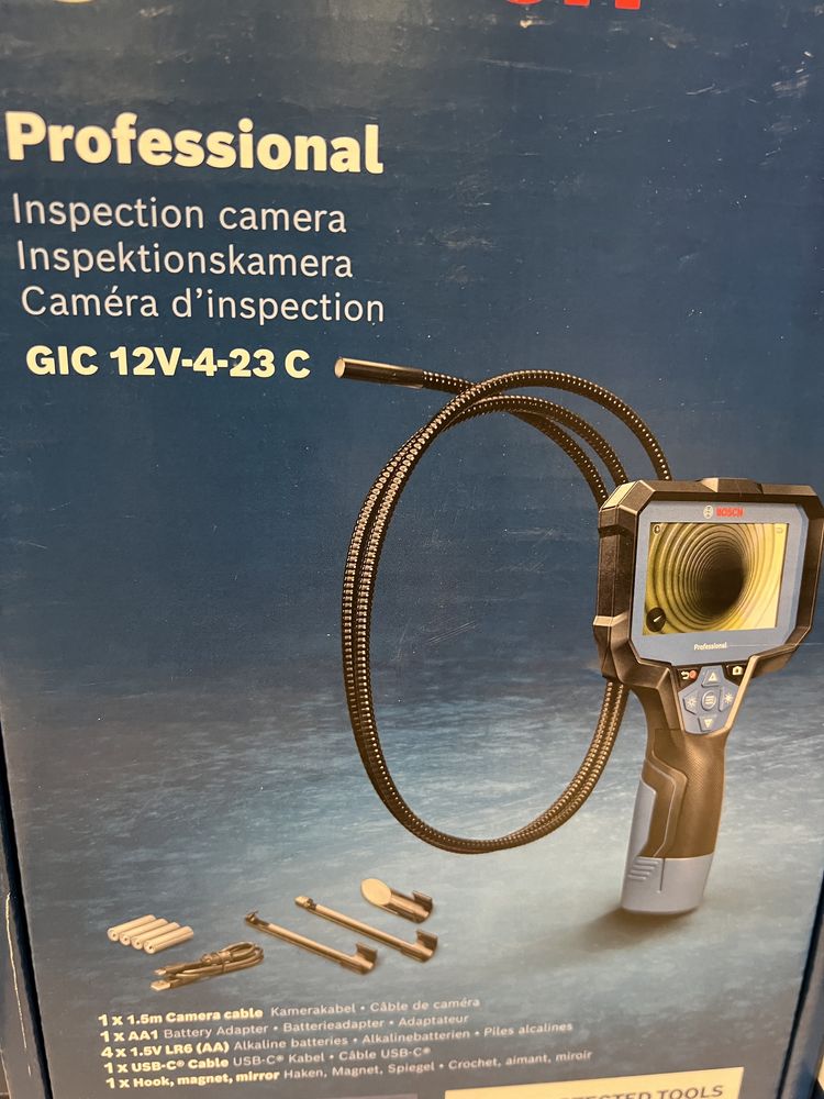 Camera de inspectie Bosch GIC 12V-4-23C-Sigilata