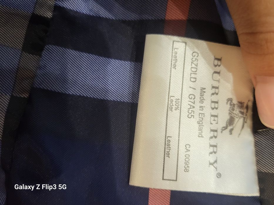 Кожено яке Burrberry