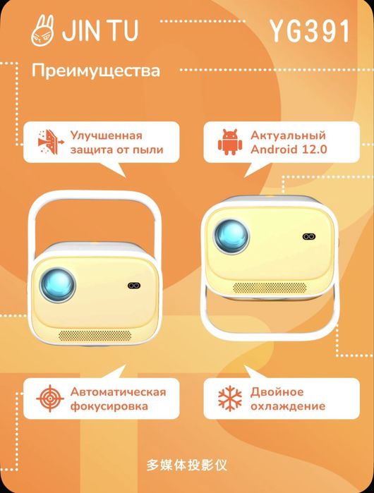 Проектор YG391 андройд