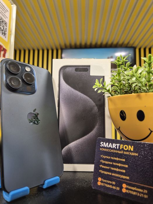 Iphone 15 Pro,128гб, 91%,Kaspi0-0-24