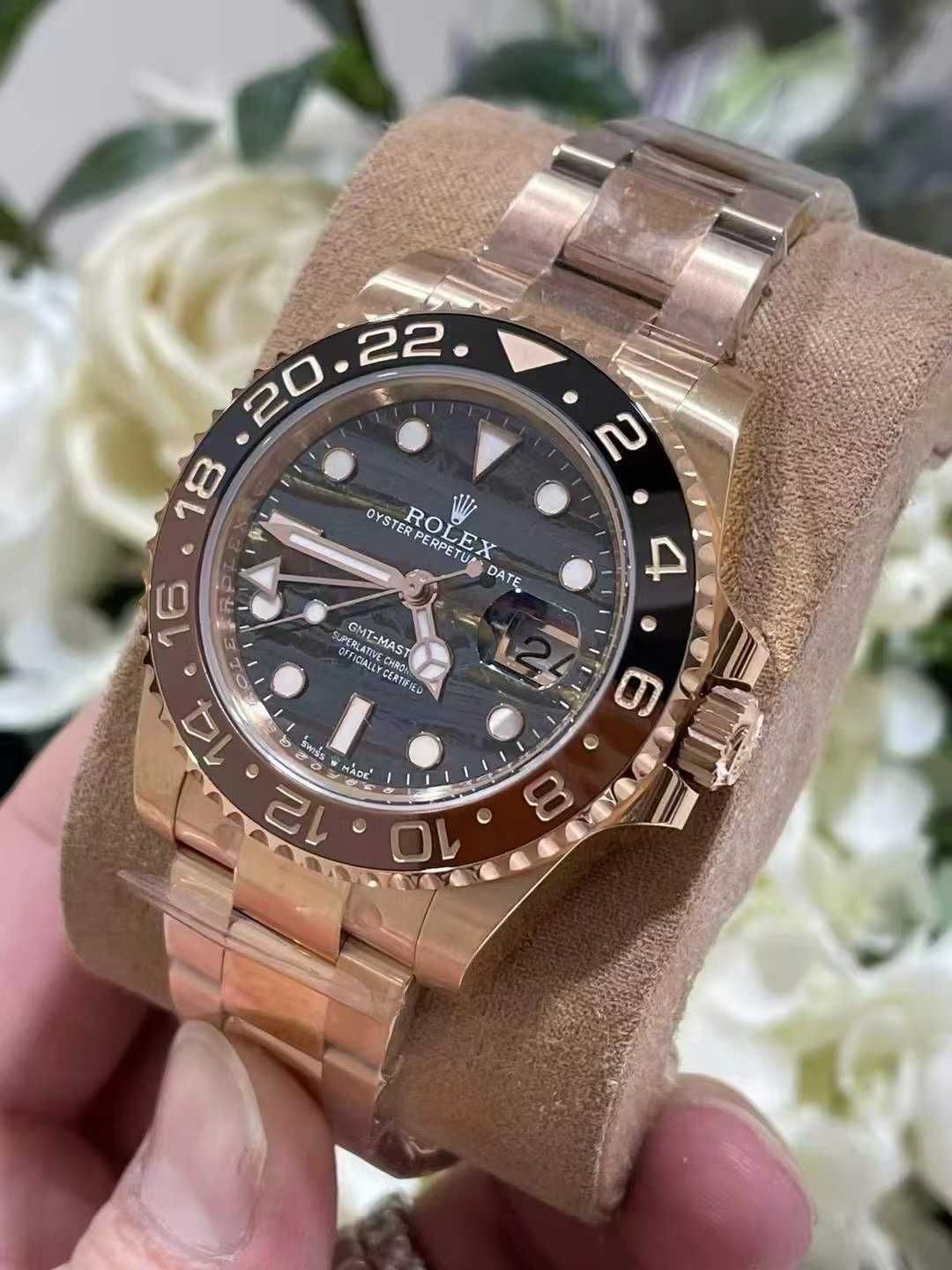 rolex gmt-master розово злато 1