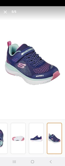 Водоустойчиви прекрасни детски маратонки Skechers 32