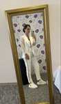 Costum alb cununie elegant - mireasa