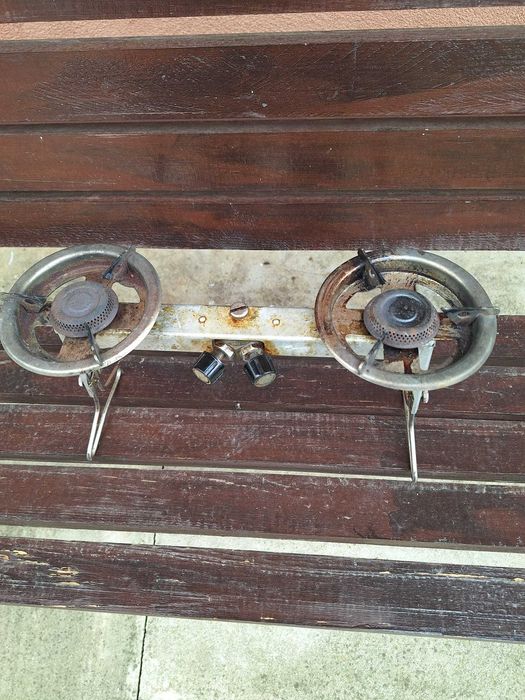 Butelie cu gaz pentru camping/ veche / Poloneza