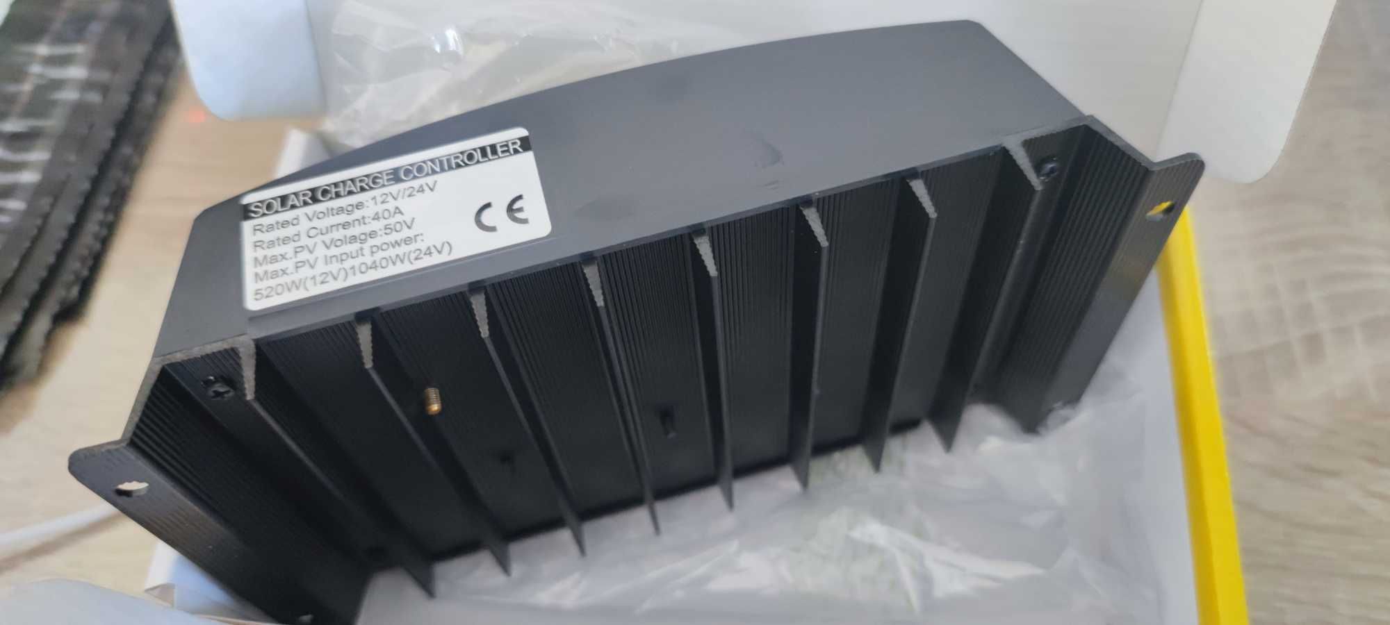 ВИСОК КЛАС Соларен контролер 40A PWM 12V 24V солар фотоволтаичен