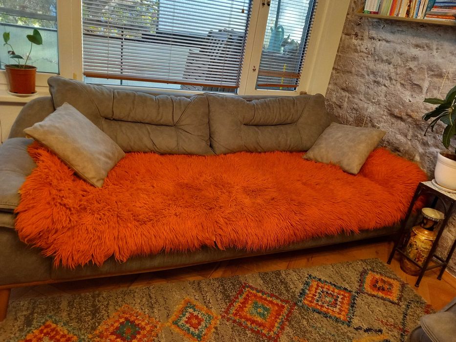 Нови китеници от естествена вълна (100 × 240 см) – комплект от 2 броя