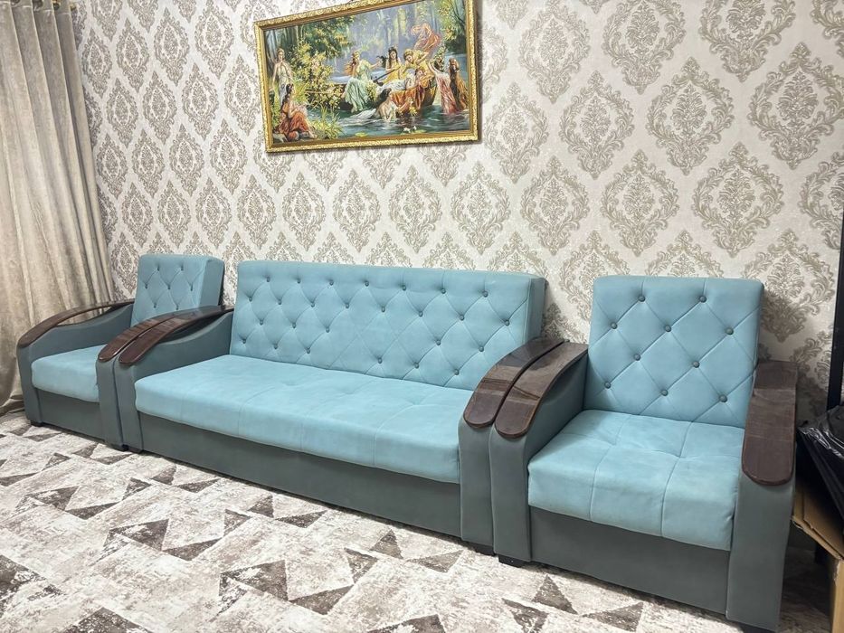 диван с креслами хорошее состояние