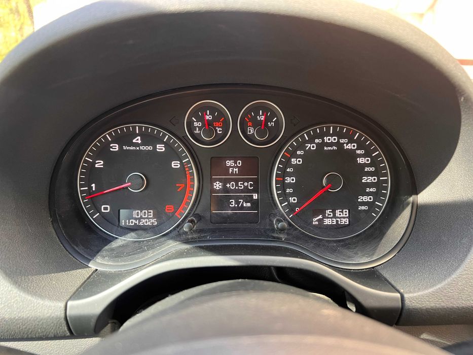 Audi A3, 2010, manual 6+1, 125 CP, benzina 1.4 TFSI, Scaune incalzite