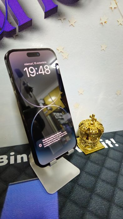 iPhone 14 Pro Max 5G Black 128GB Baterie:88%.Preṭ fix!