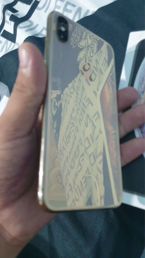 Phone xs max gold idieal karobka dakment