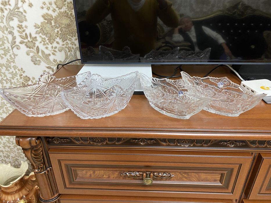 Лодочки хрусталь