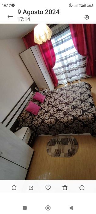 Vand apartament 3 camere mobilat