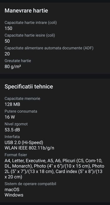 Imprimanta Inkjet Brother DCP-T720DW desigilata