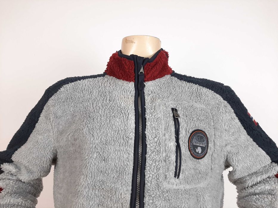Napapijri Yupik Fleece - Оригинално мъжко поларено яке размер XL