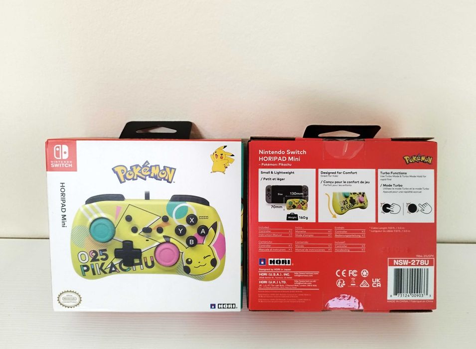[Nintendo Switch] Контролер HORI - Horipad - Mini, Pikachu/Yoshi/ НОВИ