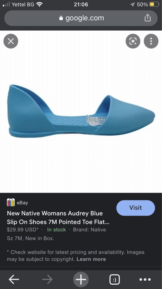 Native audrie shoes, балеринки