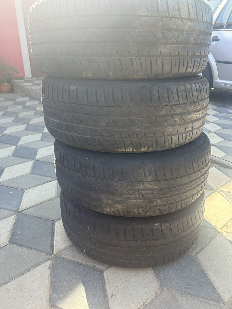 jante r16 5x120 bmw tabla cu cauciucuri de vara r16