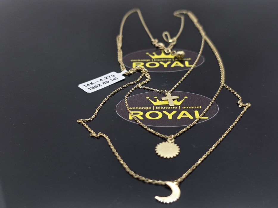 Bijuteria Royal: Lant aur 14k/4.27 gr