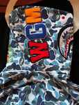 BAPE Big ABC Camo Shark Wide Full Zip Double Hoodie