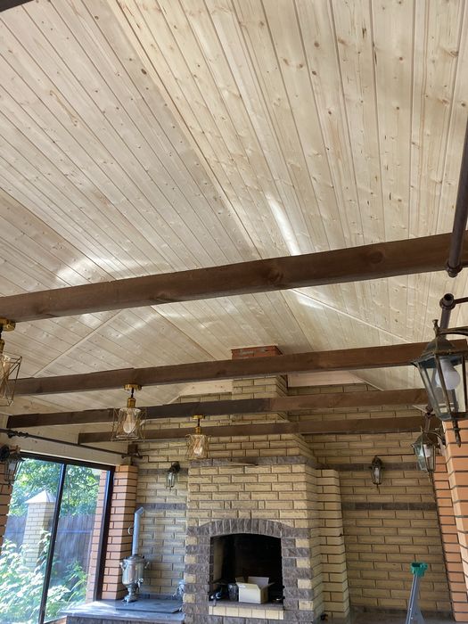 Внутренняя  отделка бань и домов