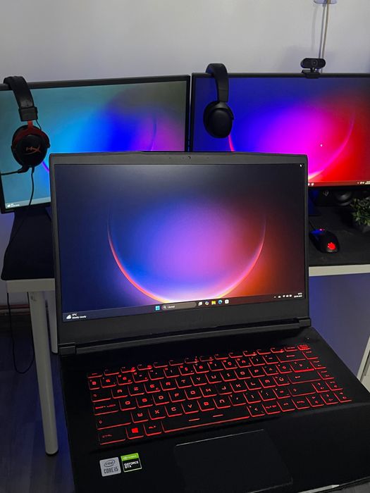 Vând laptop gaming MSI GF63 + Cooler Mars Gaming