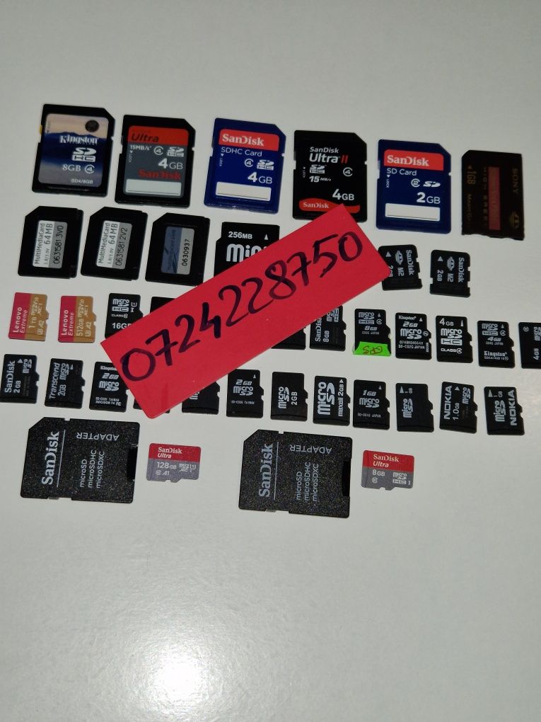 Card de memorie micro sd 1G -1T și M2 512M- 2G