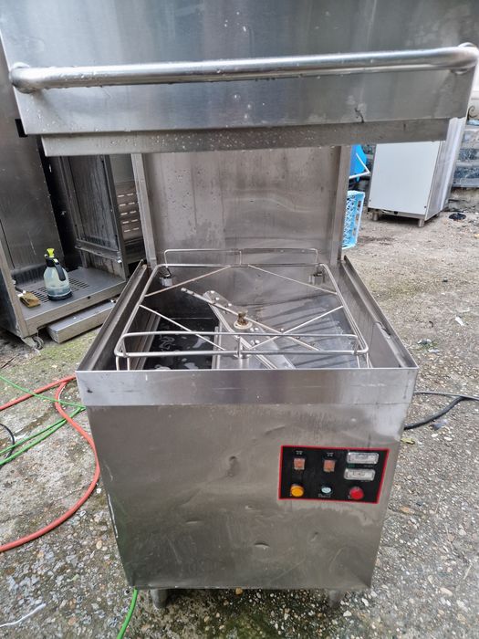 Mașina spălat vase sau pahare, din inox, program scurt 2 min, la 220v