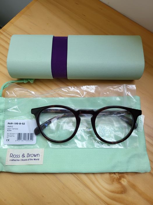 Rame ochelari vedere originali Ross & Brown Paris Night Tortoise Blank