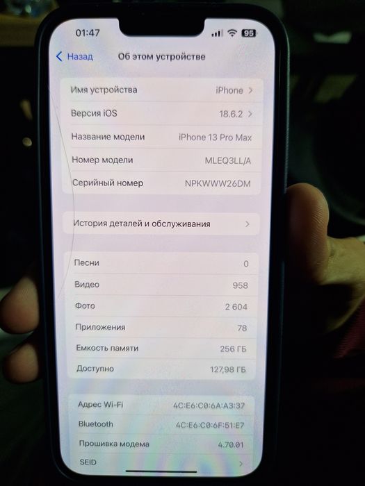 Iphone 13 pro max 256gb