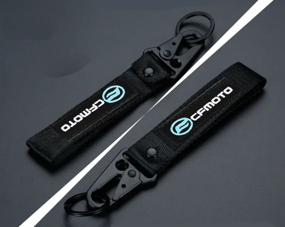 CF MOTO метален ключодържател и боне