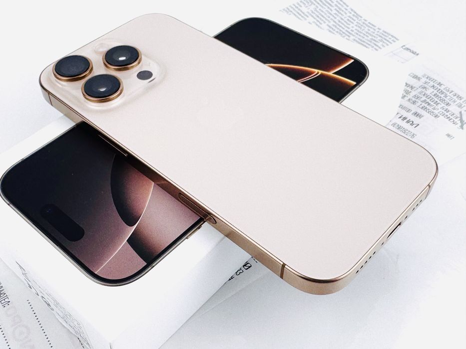 НОВ! Apple iPhone 16 Pro 128GB Desert Titanium 2г. Гаранция!