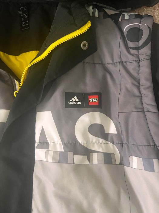Сиво черно яке LEGO adidas 11-12 год