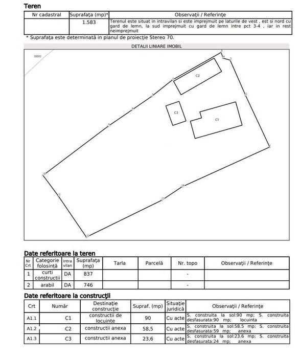 casa de vanzare + teren intravilan com Polovragi