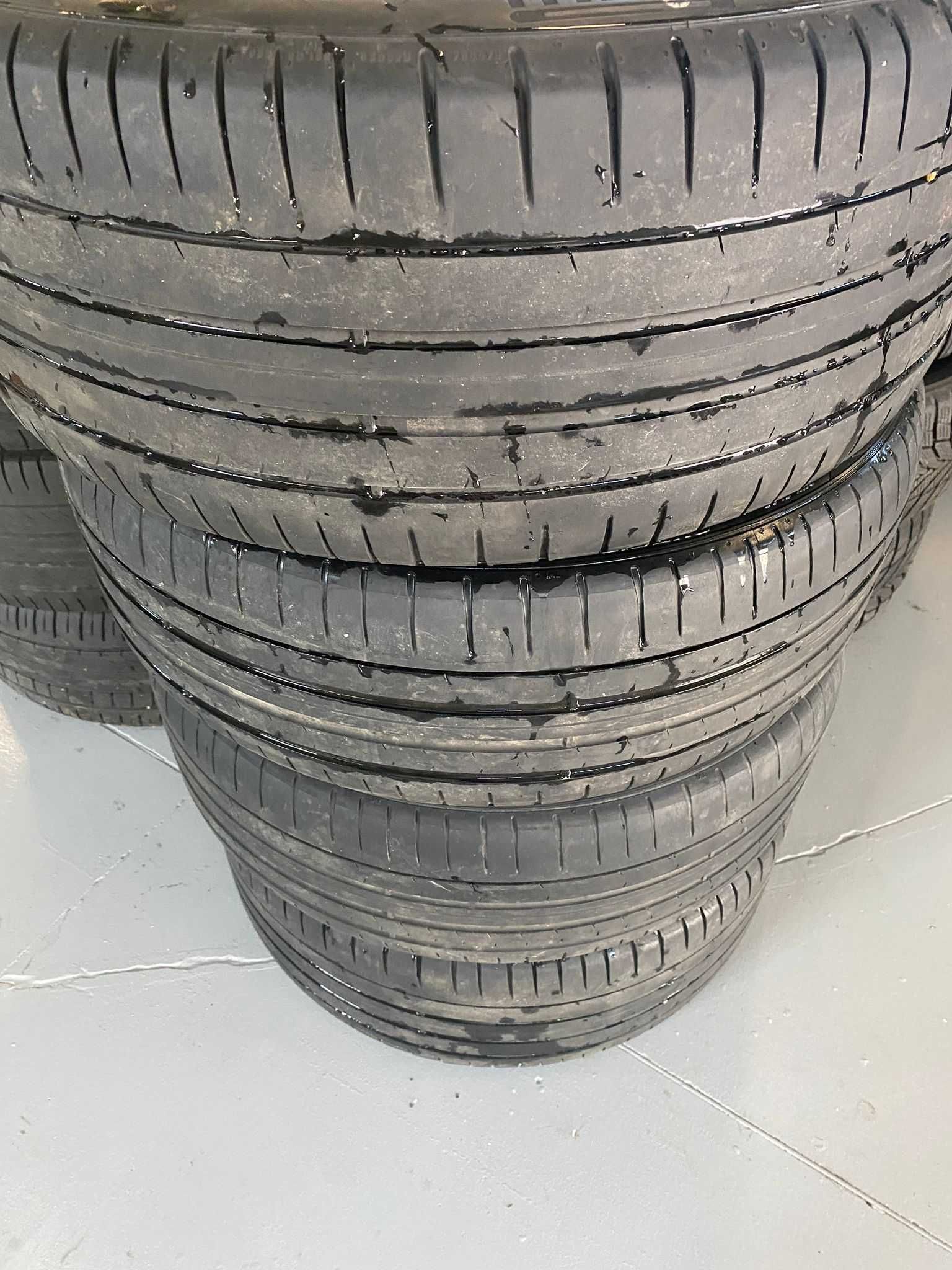 jante BMW originale M704 R19 cu anvelope Pirelli F30 F32 F36