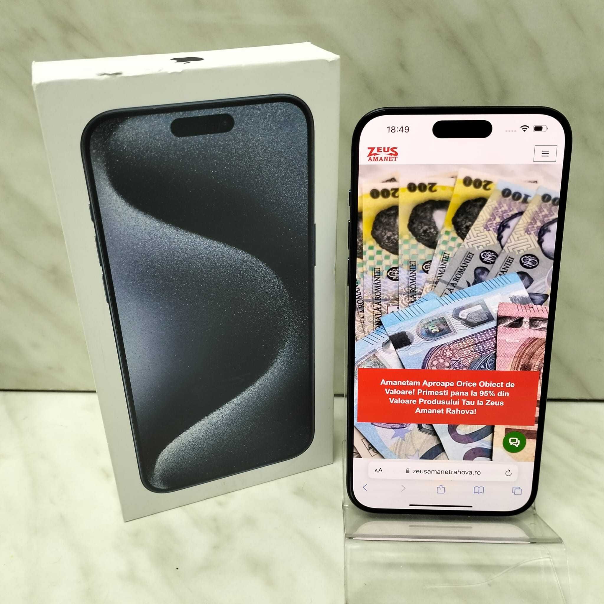 Telefon Apple iPhone 15 Pro Max 256gb Cutie Full 100% Blue Zeus 31134